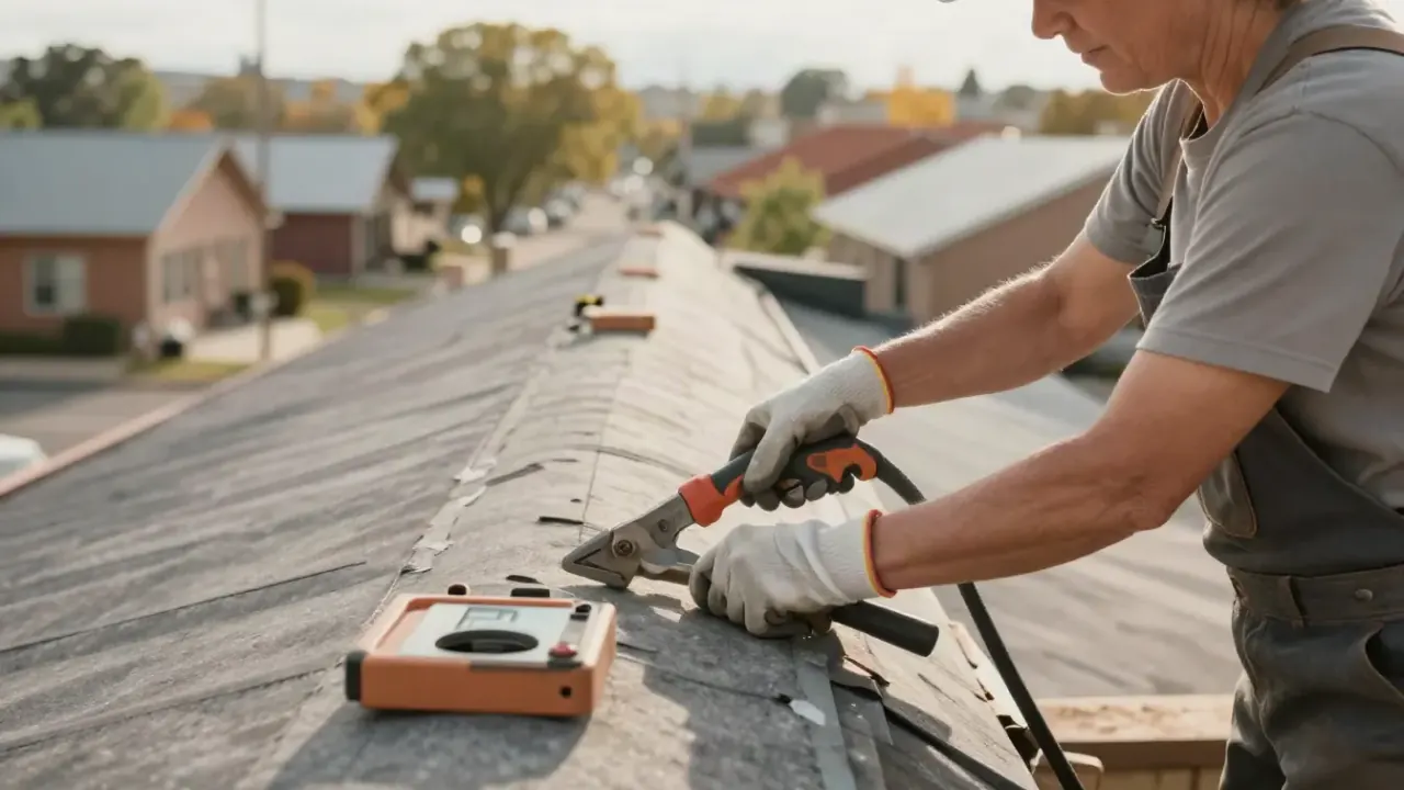 Roof Repair in Prescott, Arizona: satisfied customer after a Roof Repair job